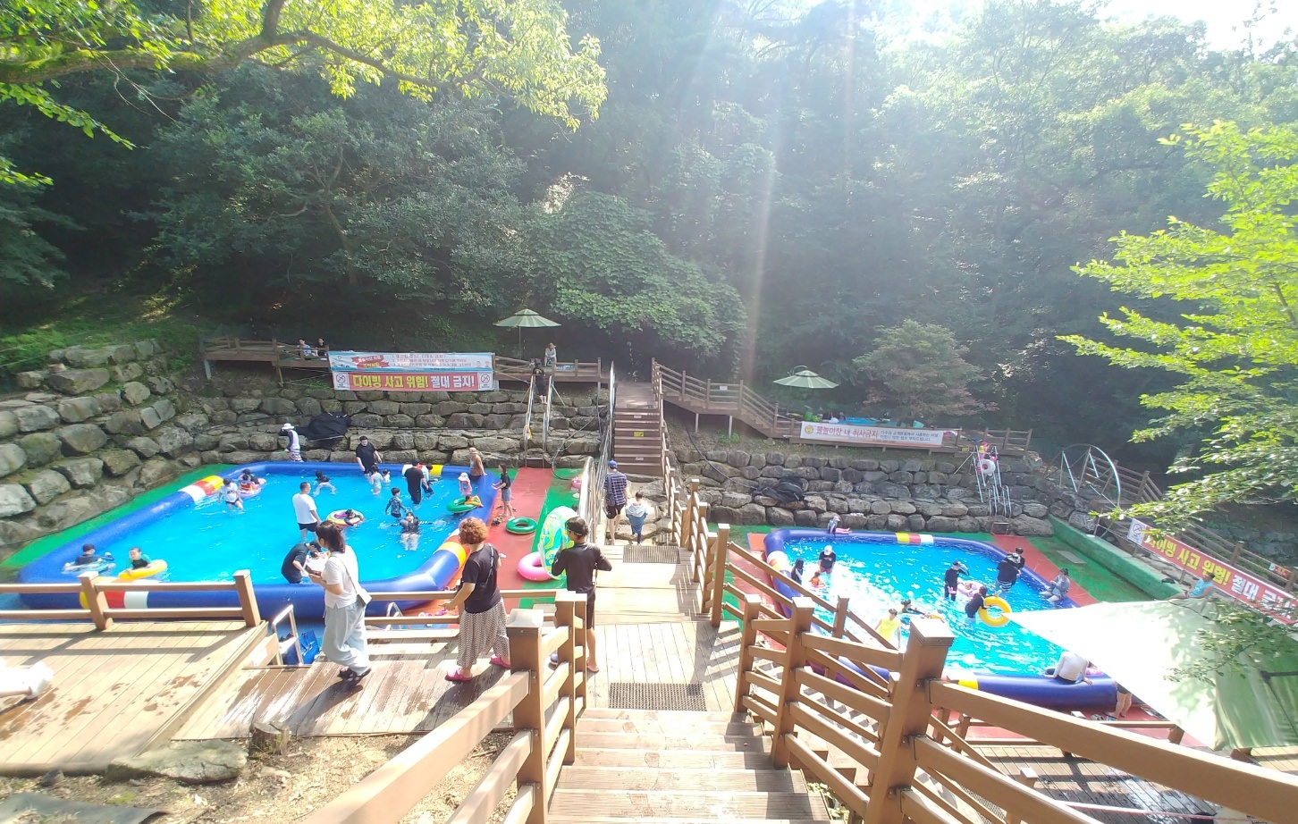 구미도시공사 옥성자연휴양림, 숲속 물놀이장 개장 첨부 이미지