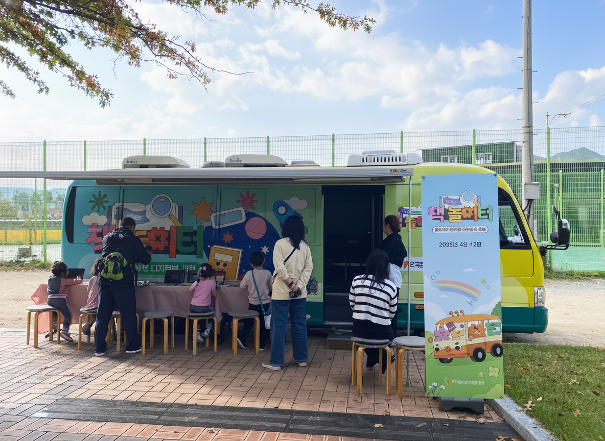 선산도서관 ‘달리는 책 놀이터’ 큰 호응 얻어 첨부 이미지