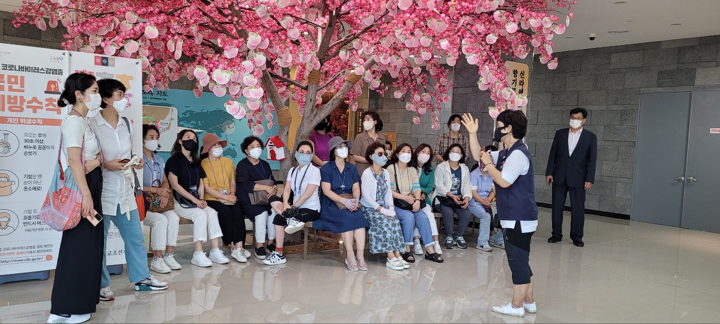 경북도청 새살림 봉사회 방문 첨부 이미지