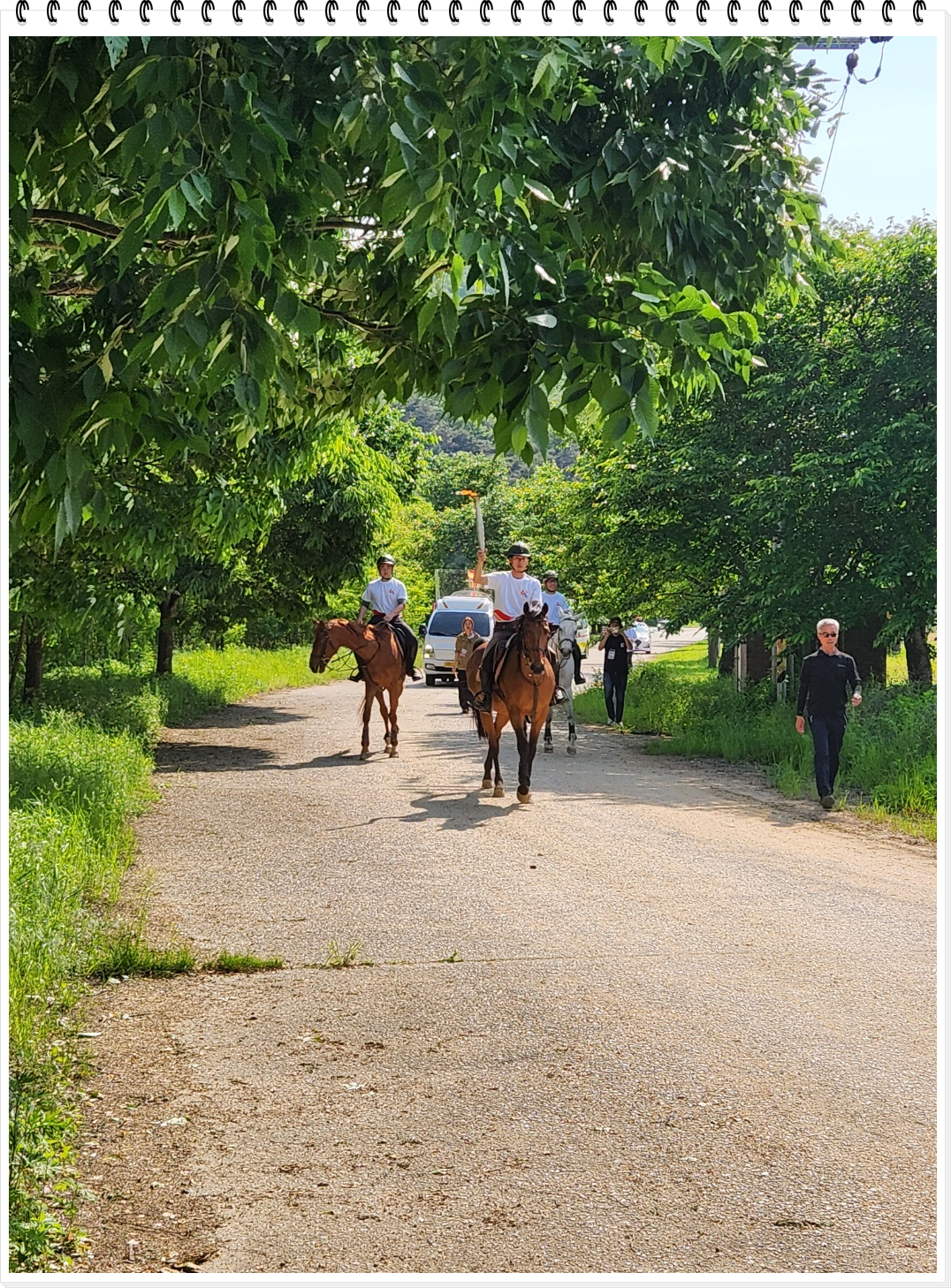 [구미시승마장] 제62회 경북도민체육대회 성화봉송 첨부 이미지